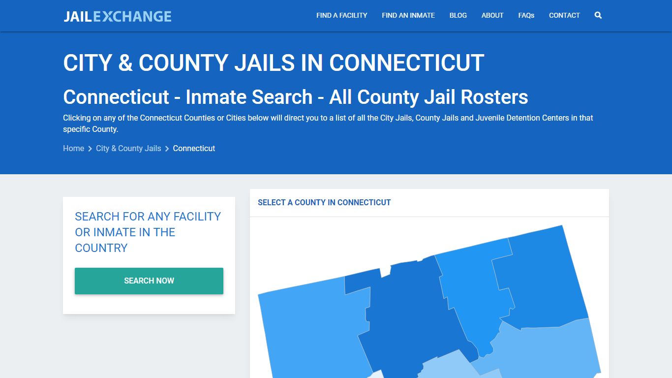 Inmate Search - Connecticut County Jails | Jail Exchange